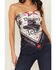 Image #3 - The Laundry Room Women's This Ain't Texas Bandana Top, White, hi-res