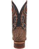 Image #5 - Dan Post Men's Elephant Print Western Boots - Broad Square Toe, Brown, hi-res