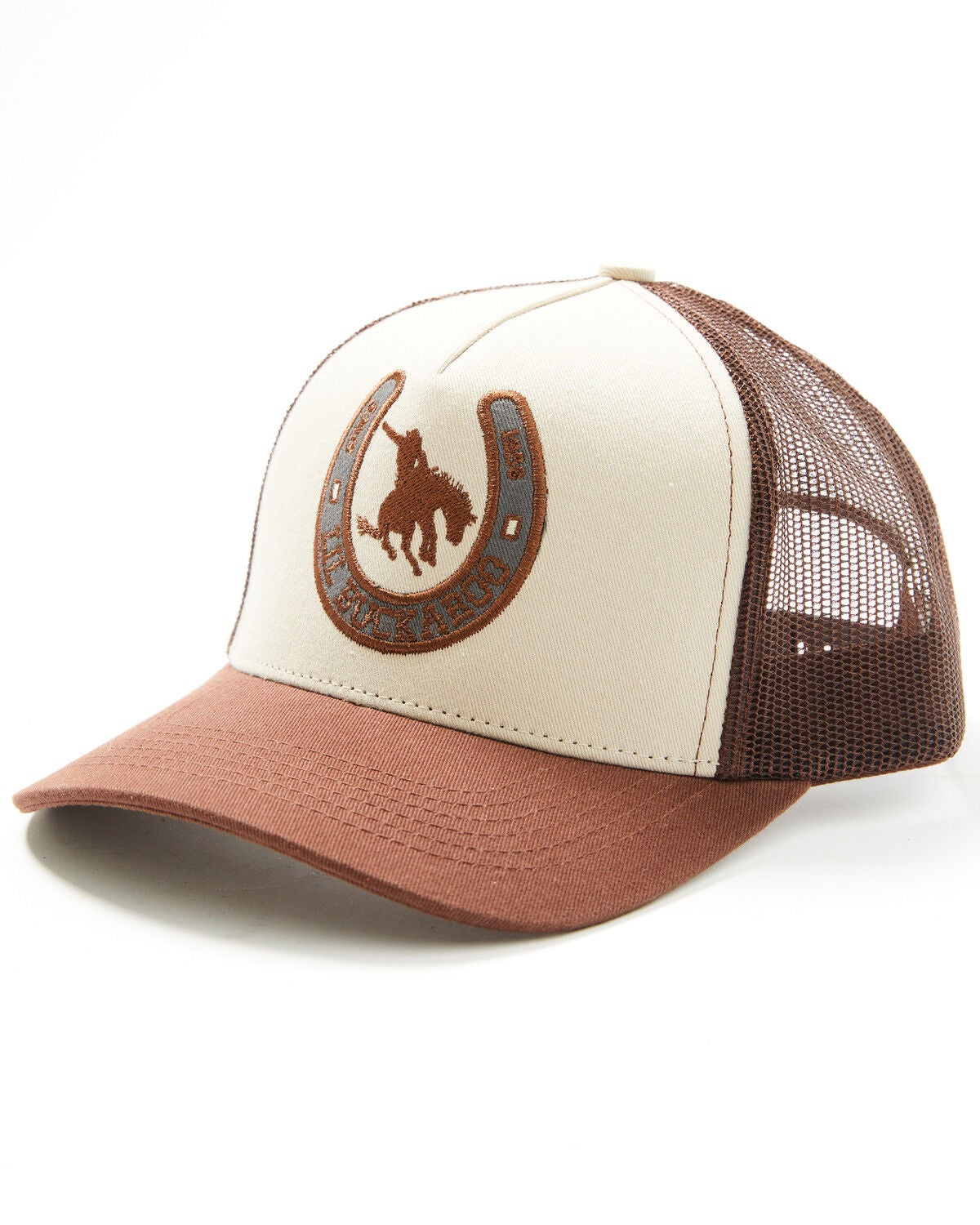 Cody James Boys' Lil Buckaroo Ball Cap, Brown, hi-res
