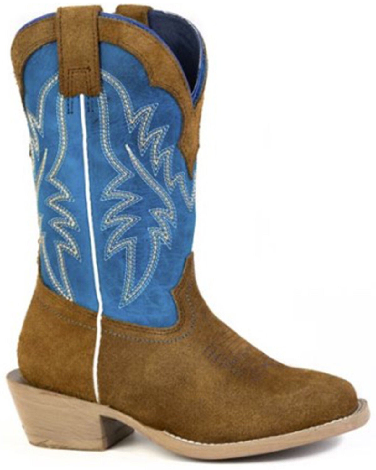 Roper Little Boys' Cowboy Rider Western Boots - Square Toe, Tan, hi-res