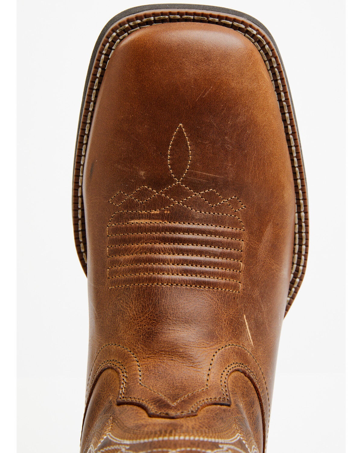 Image #6 - Cody James Ace&trade; Western Boots - Broad Square Toe, Tan, hi-res
