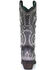 Image #4 - Corral Women's Gray Fur Overlay Western Boots - Snip Toe, , hi-res