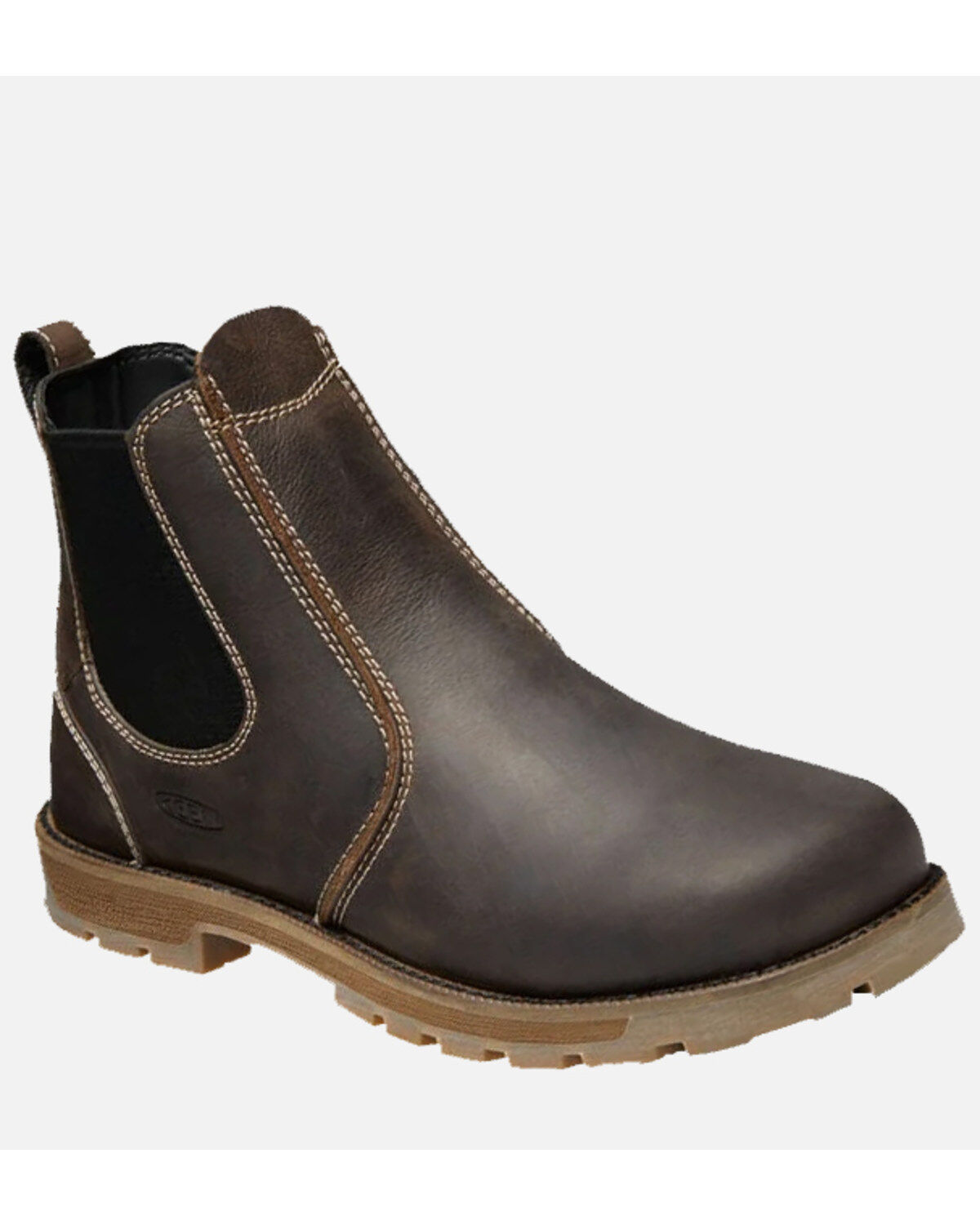 Image #1 - Keen Men's Seattle Romeo Work Boots - Soft Toe, Grey, hi-res