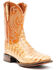 Image #1 - Dan Post Men's Tan Caiman Belly Western Boots - Broad Square Toe, Tan, hi-res