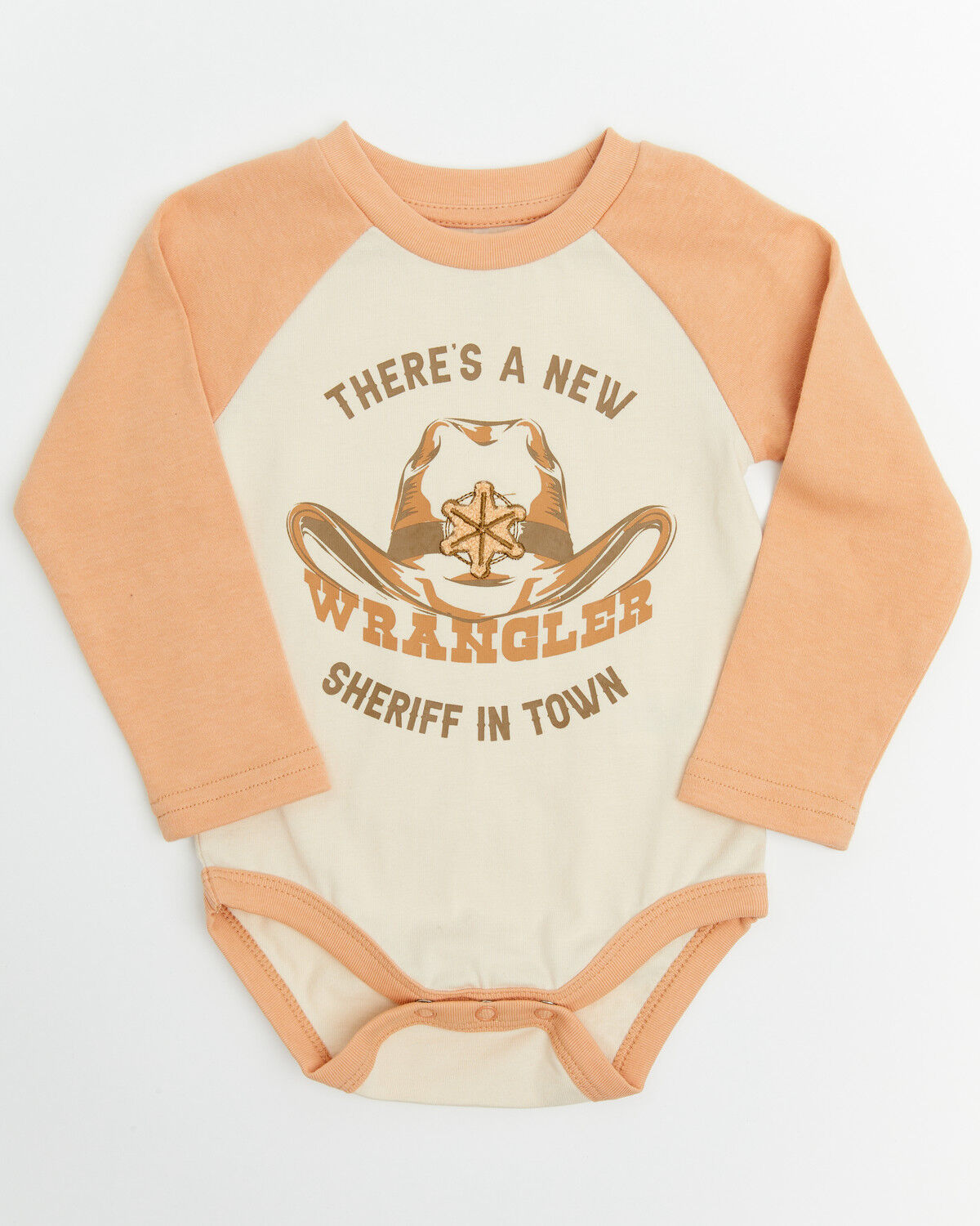 Image #2 - Wrangler Infant Boys' New Sheriff Onesie Set - 3 Piece, Multi, hi-res