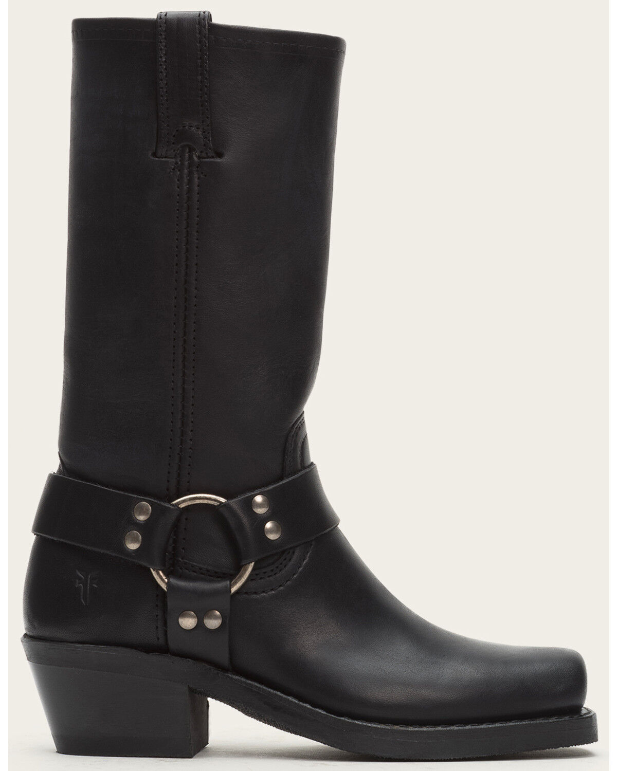 frye black harness boots