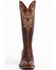 Shyanne Women's Mariel Floral Embroidered Studded Concho Western Boots - Snip Toe, Brown, hi-res