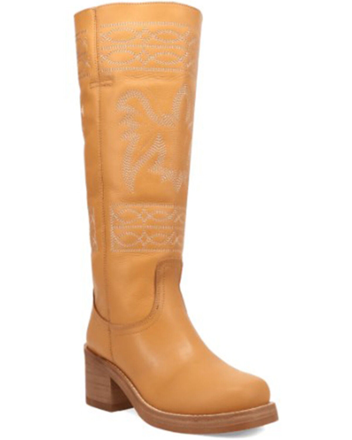 Dingo Women's Avalon Tall Fashion Boots - Round Toe, Mustard, hi-res