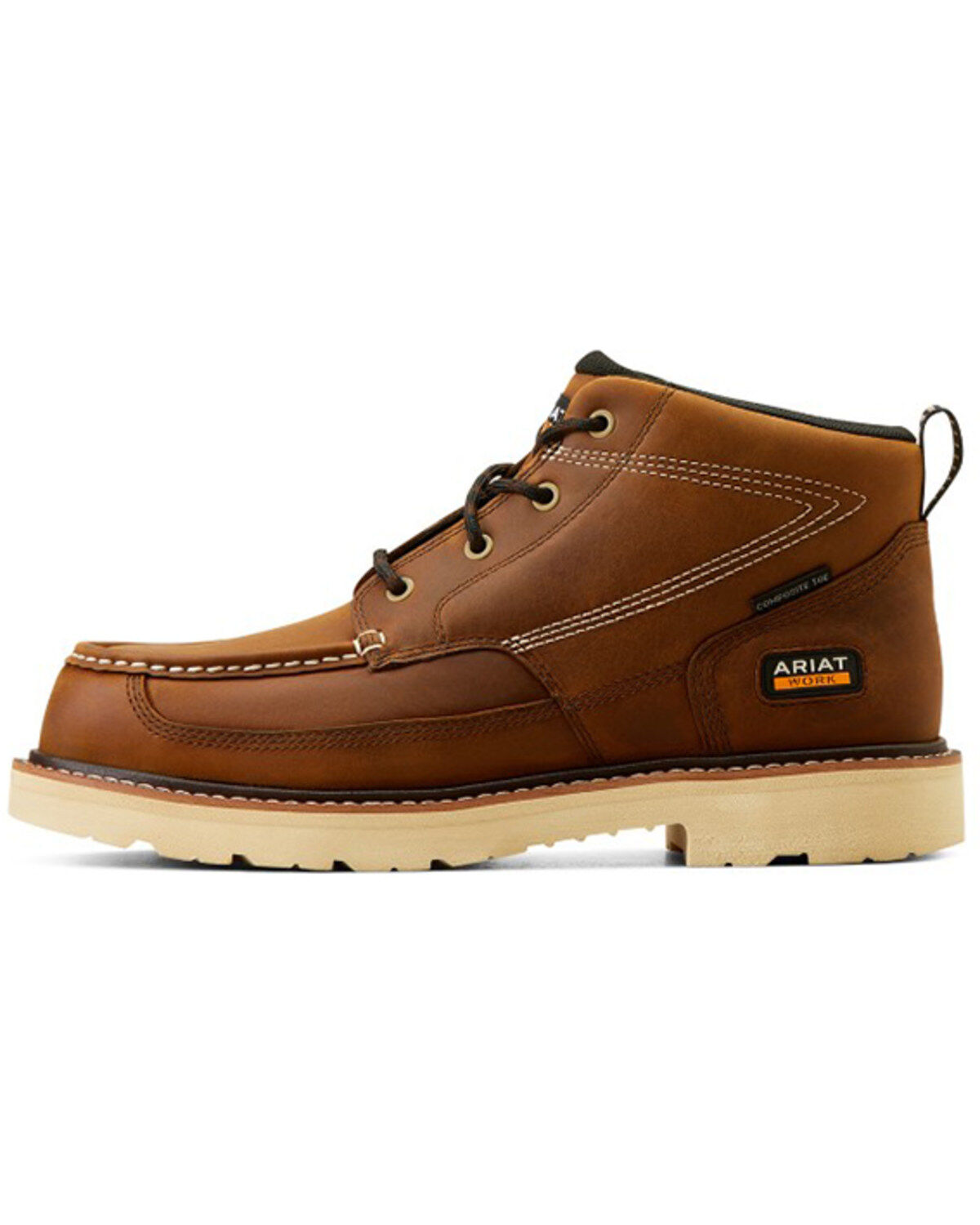Image #2 - Ariat Men's Rebar Lift Chukka Work Boots - Composite Toe, Brown, hi-res