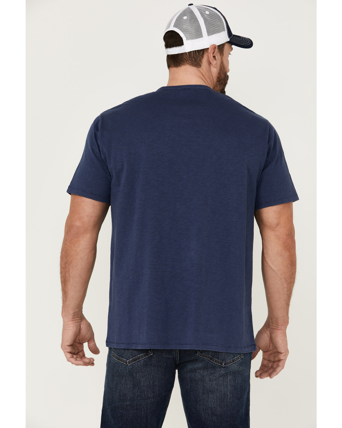 Image #4 - Brothers and Sons Men's Basic Short Sleeve Pocket T-Shirt, Navy, hi-res