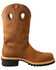 Image #2 - Twisted X Men's Brown Western Logger Boots - Composite Toe, , hi-res