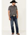 Buck Wear Men's Don't Mess Short Sleeve Graphic T-Shirt, Charcoal, hi-res