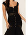Idyllwind Women's Utopia Gauze Midi Dress, Black, hi-res