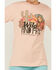 Image #2 - Bohemian Cowgirl Women's Wild & Free Doll Nashville Graphic Tee, Coral, hi-res
