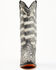 Image #5 - Corral Women's Stars and Stripes Blacklight Western Boots - Snip Toe, Black, hi-res