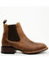 Image #2 - Cody James Men's Jones Chelsea Boots - Broad Square Toe, Tan, hi-res