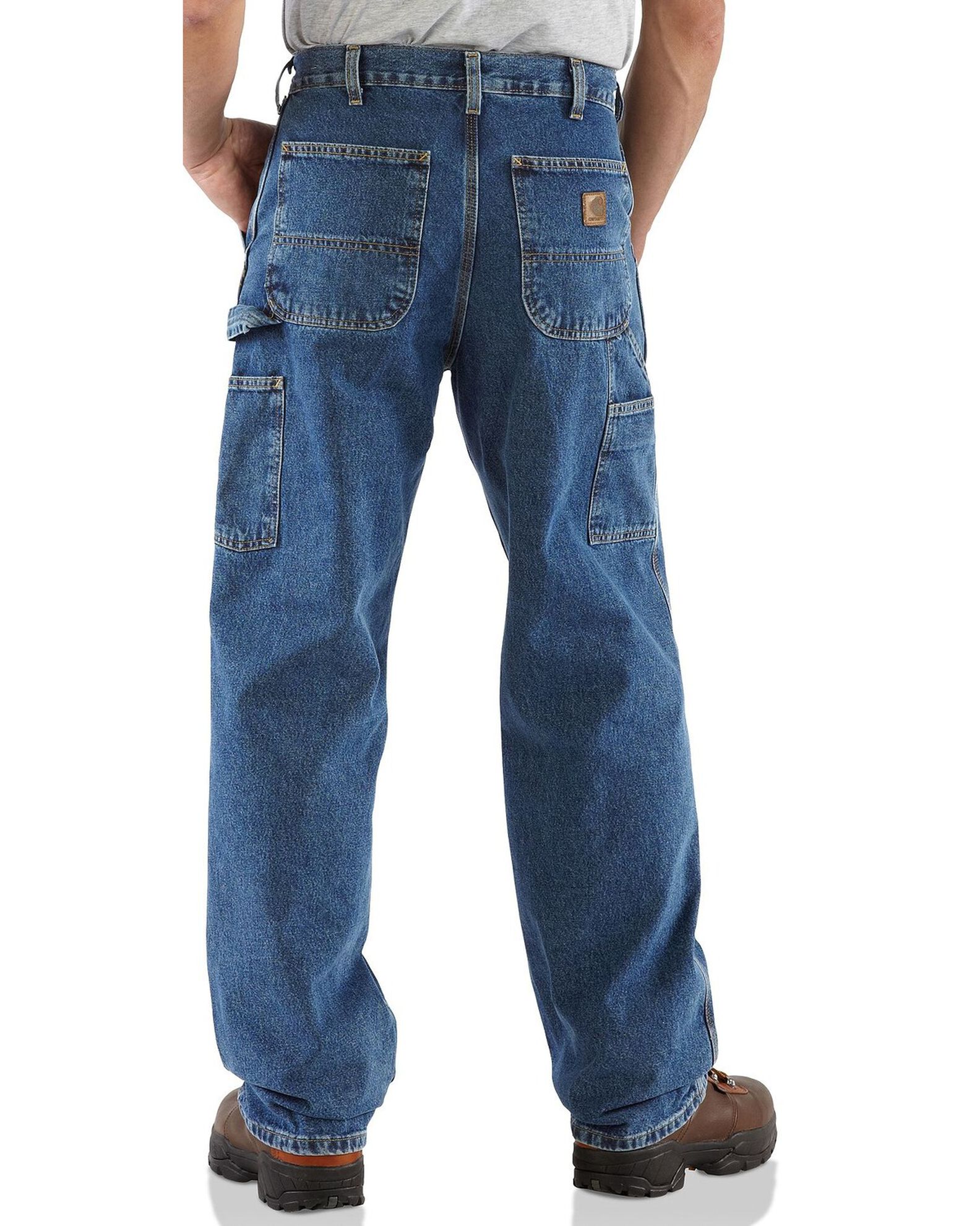 Product Name Carhartt Washed Denim Original Fit Work Dungaree Jeans