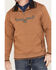 Kimes Ranch Men's Filmore 1/4 Zip Logo Pullover Sweatshirt, Rust Copper, hi-res