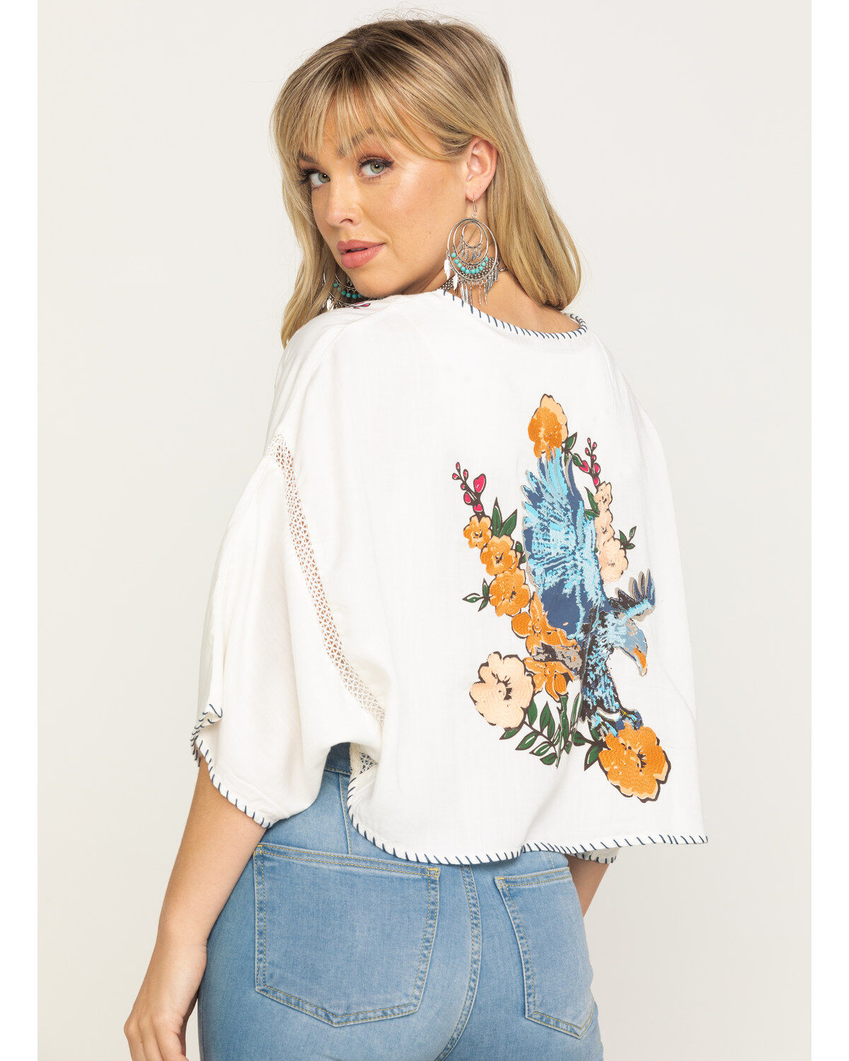 Image #2 - Ariat Women's Eagle Dream Kimono , , hi-res
