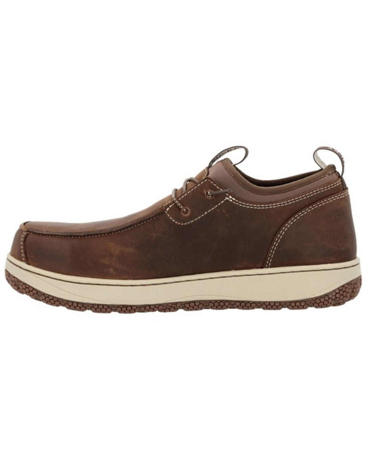 Image #3 - Rocky Men's Dry Strike SRX Outdoor Moc Shoe - Composite Toe, Dark Brown, hi-res