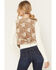 Image #4 - Mystree Women's Corduroy Floral Embroidered Vest, Brown, hi-res