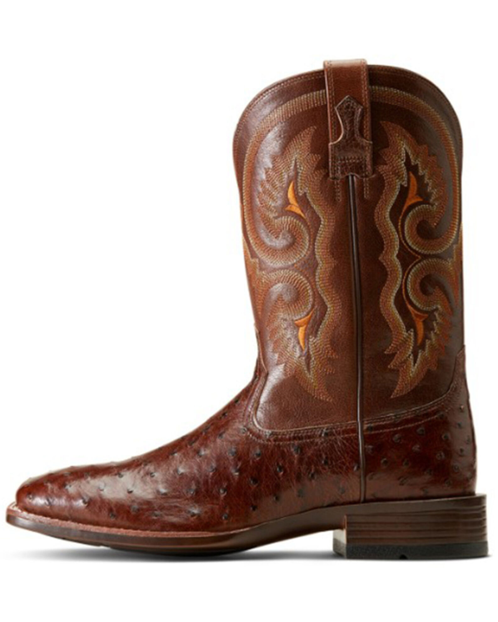 Ariat Men s Barley Ultra Exotic Full Quill Ostrich Western Boots