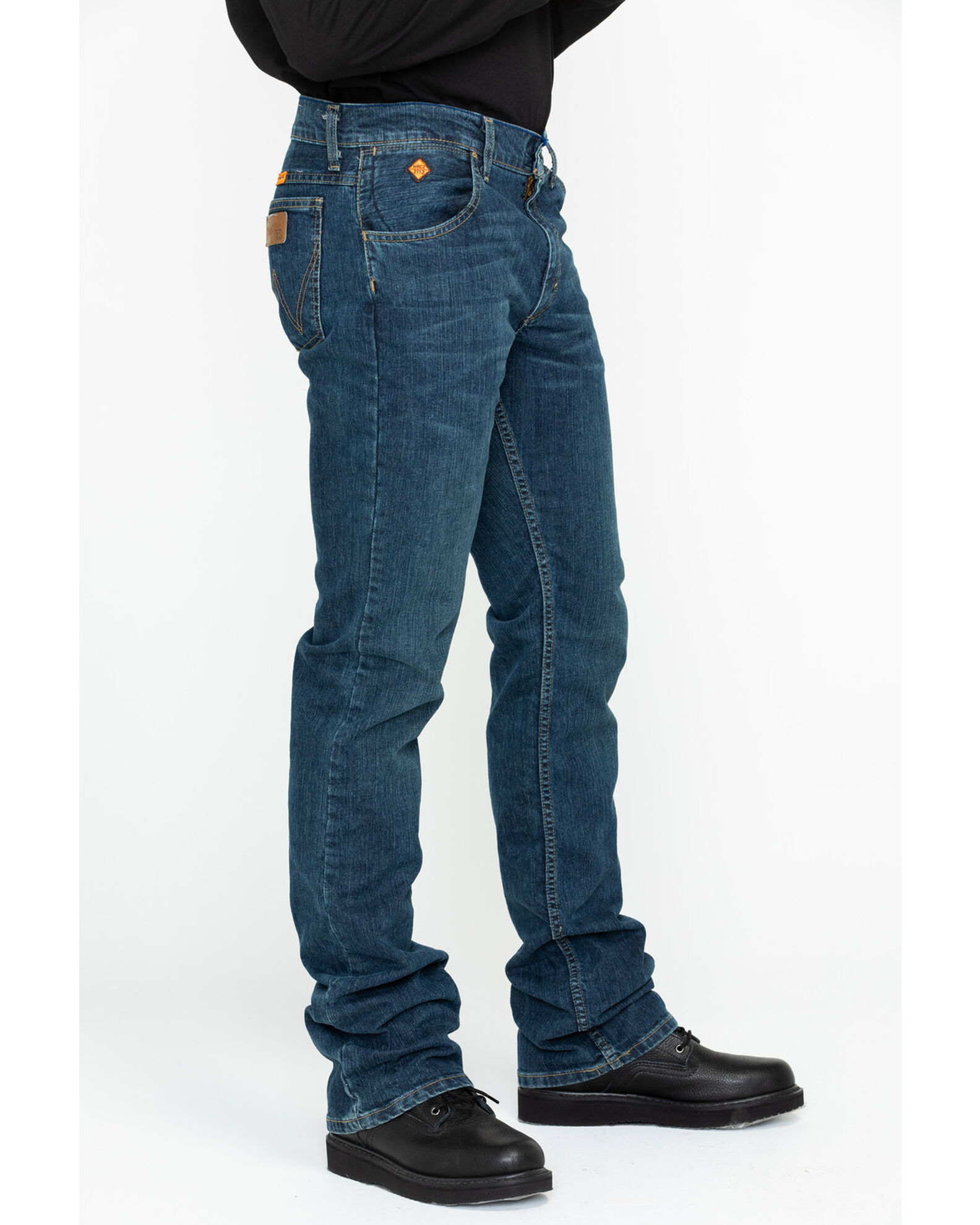 Wrangler Men s FR Advanced Comfort Slim Bootcut Work Jeans Boot Barn