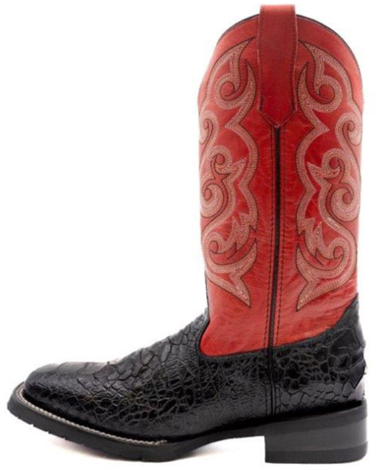 Image #3 - Ferrini Men's Kai Performance Western Boots - Broad Square Toe, Black, hi-res