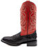Image #3 - Ferrini Men's Kai Performance Western Boots - Broad Square Toe, Black, hi-res
