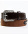 Image #1 - Cody James Men's Praying Cowboy Concho Belt, Brown, hi-res
