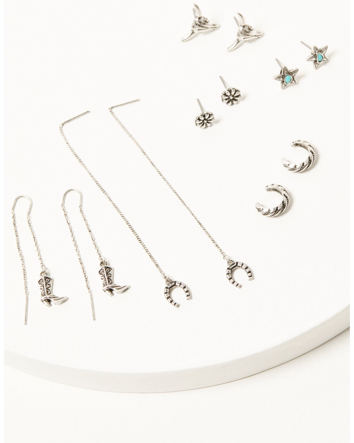 Idyllwind Women's Bristol Earring Set - 6 Piece, Silver, hi-res