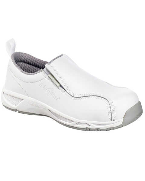 Nautilus Men's Slip-Resisting Athletic Work Shoes - Composite Toe, White, hi-res
