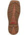 Justin Men's Rush Short Base Performance Western Boots - Broad Square Toe , Brown, hi-res