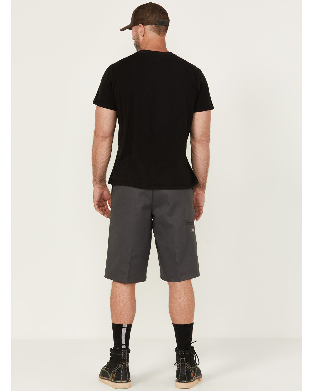 Image #3 - Dickies Men's Loose Fit Flat Front Twill Work Shorts, Charcoal, hi-res
