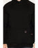 Image #3 - Forge Workwear Men's FR Solid Work Hooded Sweatshirt, Black, hi-res
