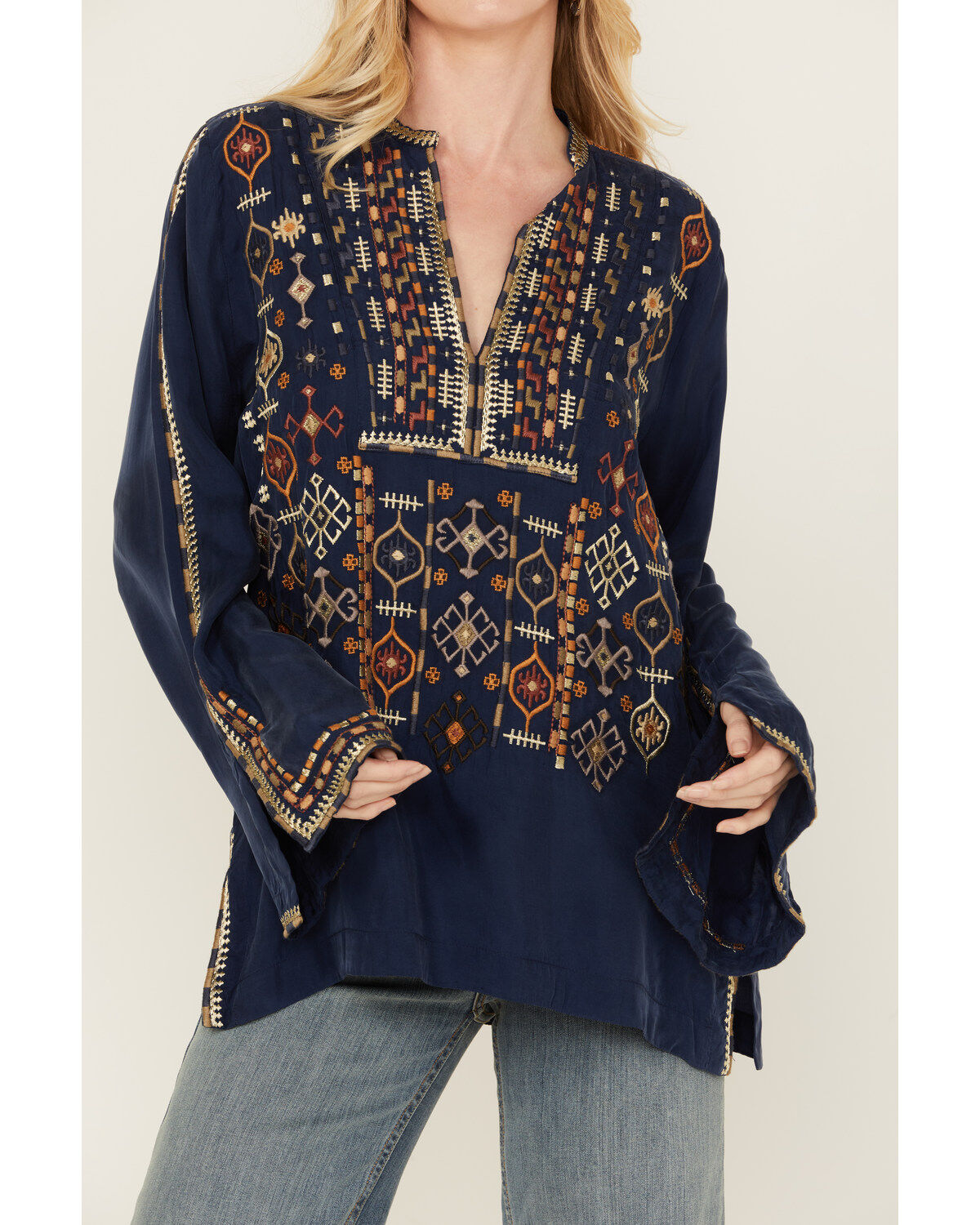 Image #3 - Johnny Was Women's Embroidered Long Sleeve Shirt, , hi-res
