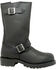 Image #8 - Ad Tec Men's Heavy Duty 13" Motorcycle Boots, Black, hi-res