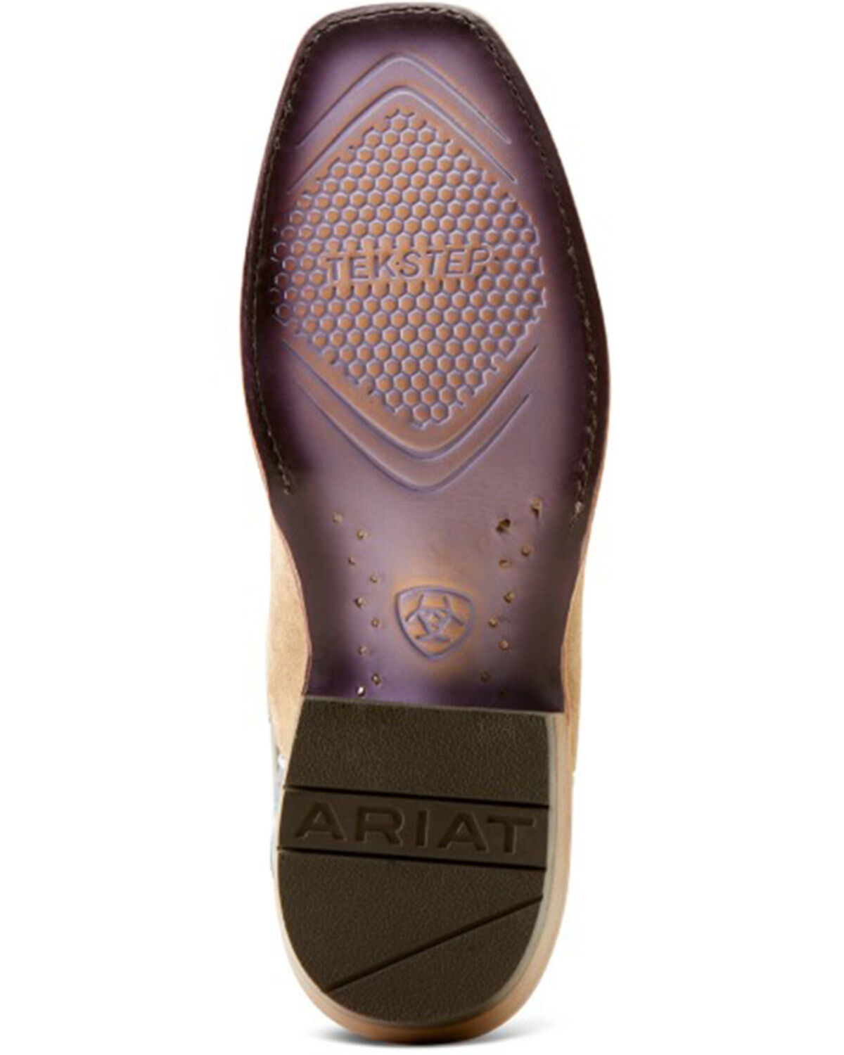 Image #5 - Ariat Women's Futurity Fort Worth Roughout Western Boots - Square Toe, Brown, hi-res