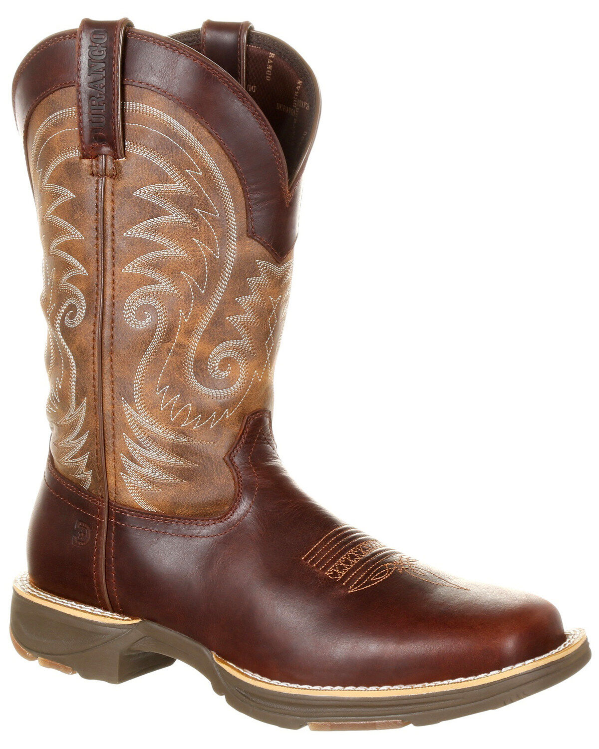 Image #1 - Durango Men's Ultralite Waterproof Western Boots - Square Toe, , hi-res