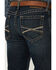 Image #4 - Ariat Men's M2 Bisman Gage Stretch Relaxed Stackable Bootcut Jeans, Blue, hi-res