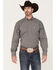 Ariat Men's Pro Series Wiley Stretch Classic Fit Long Sleeve Button Down Shirt, Black, hi-res
