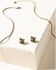 Image #3 - Shyanne Women's Gilded Gold Leather Tassel Set, Gold, hi-res