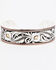 Image #1 - Montana Silversmiths Tri-Colored Floral Cuff Bracelet, Silver, hi-res