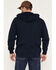 Image #4 - Carhartt Men's FR Force Original Fit Zip-Front Hooded Work Jacket - Big, Navy, hi-res