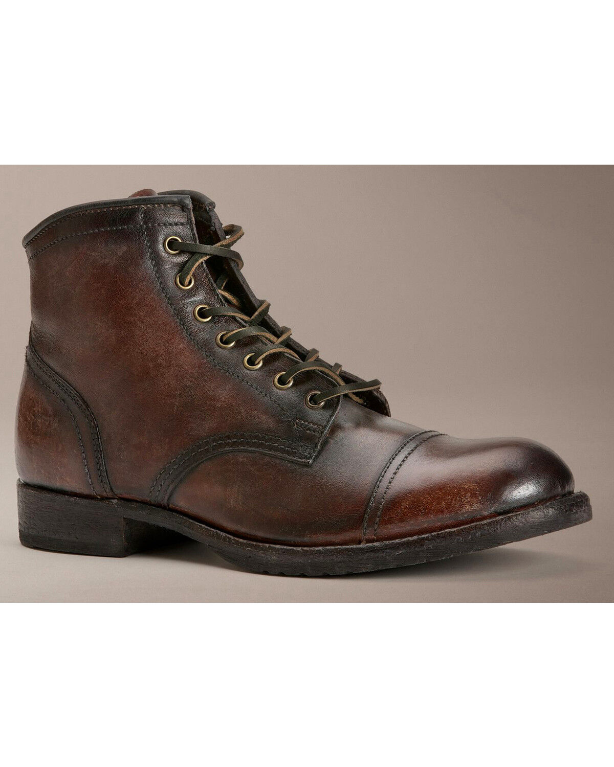 logan cap toe boots