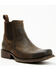 Image #1 - Ariat Men's Midtown Rambler Stone Chelsea Boots - Square Toe, Black, hi-res