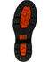 Ad Tec Men's 8" Lace Zipper Biker Boots - Soft Toe, Black, hi-res