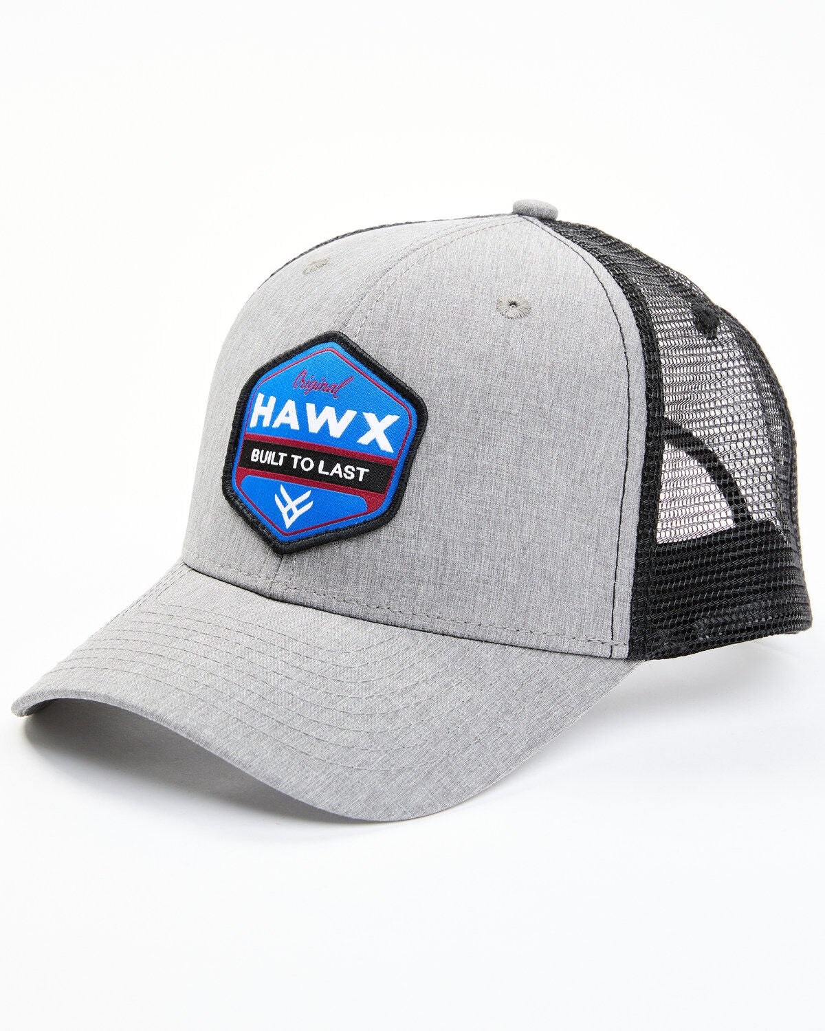 Hawx Men's Hectogon Logo Patch Ball Cap, Grey, hi-res
