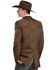 Image #3 - Circle S Men's Embroidered Microsuede Sport Coat, Chestnut, hi-res