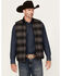 Image #1 - Brothers and Sons Men's Rudd Reversible Puffer Vest, Dark Grey, hi-res